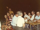 1973 Richtfest Halle Zimmermann 1