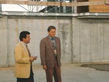 1993 Sporthalle Richtfest 2